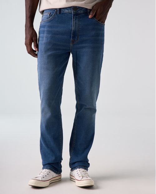 Jean Slim and Straight bota recta para hombre