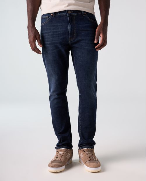 Jean Tapered tono oscuro para hombre