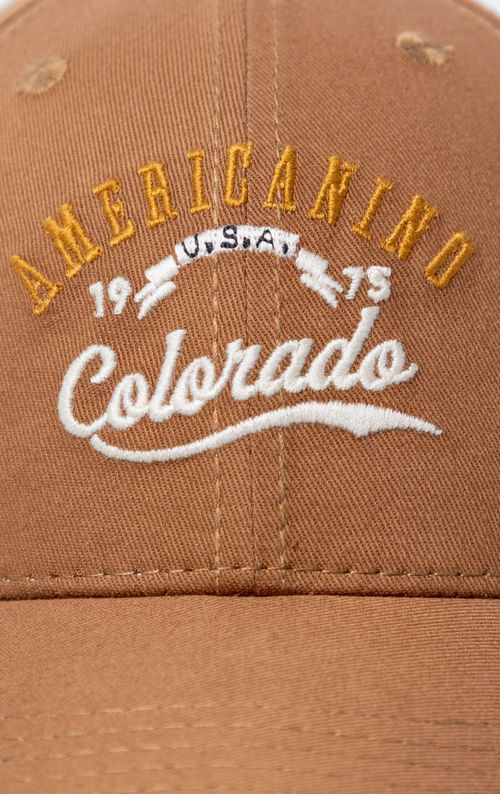Gorra seis cascos con bordado para hombre