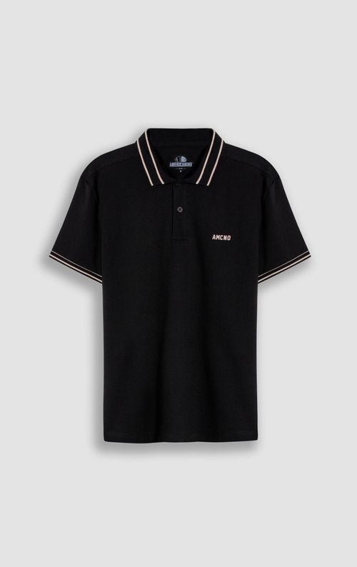 Polo con detalle bordado para hombre