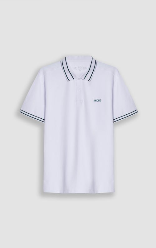 Polo con detalle bordado para hombre