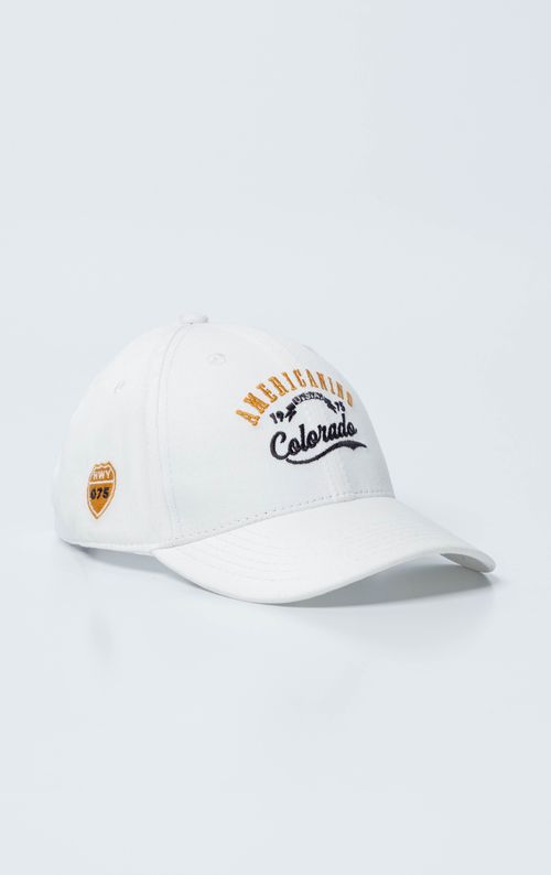 Gorra seis cascos con bordado para hombre
