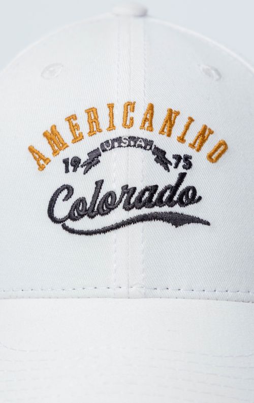 Gorra seis cascos con bordado para hombre
