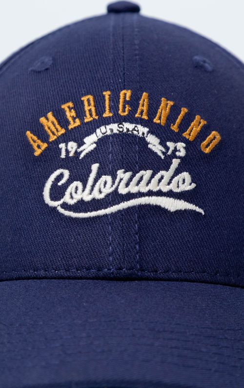 Gorra seis cascos con bordado para hombre