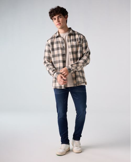 Jean Skinny tono oscuro para hombre