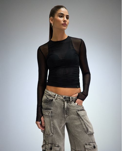 Camisa manga larga para mujer