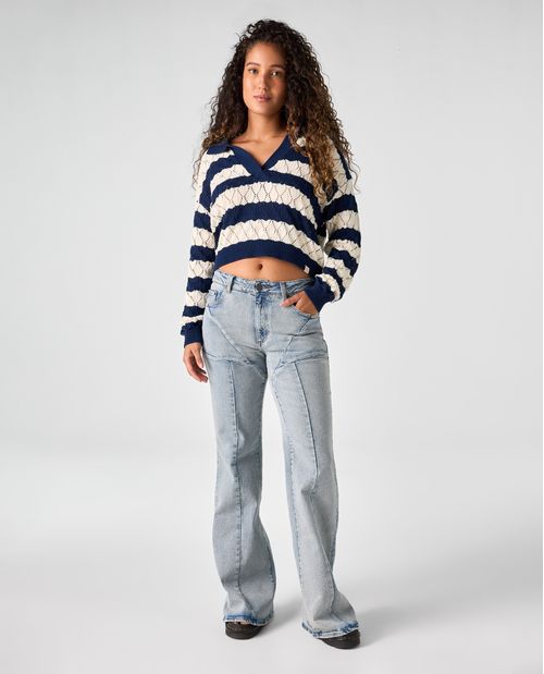 Jean Vintage de bota flare para mujer