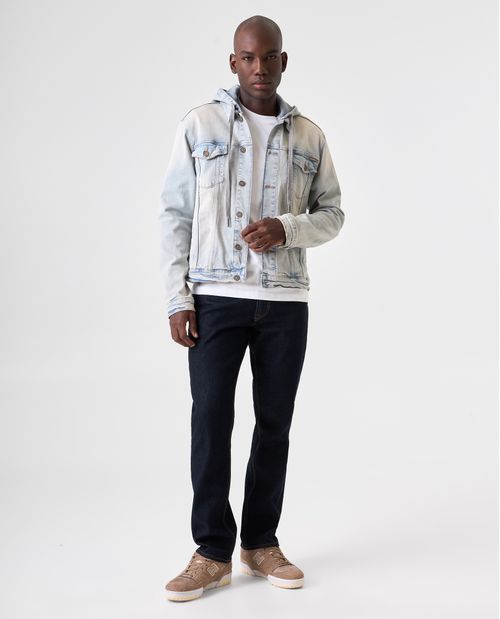 Jean Slim and Straight bota recta para hombre