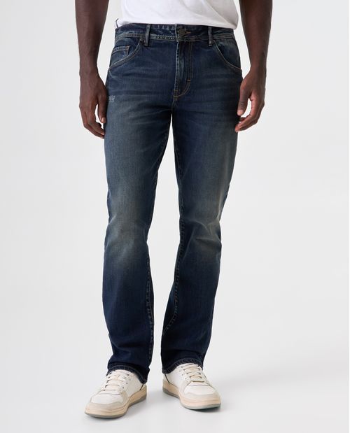 Jean Slim and Straight tono oscuro para hombre