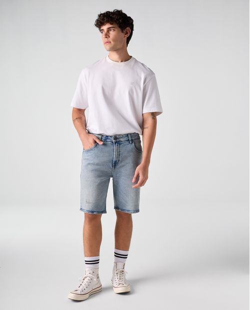 Bermuda cinco bolsillos con tallones para hombre