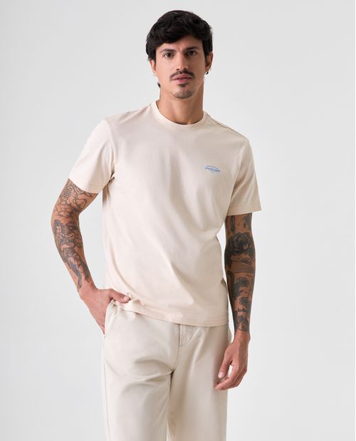 Camiseta Slim manga corta para hombre