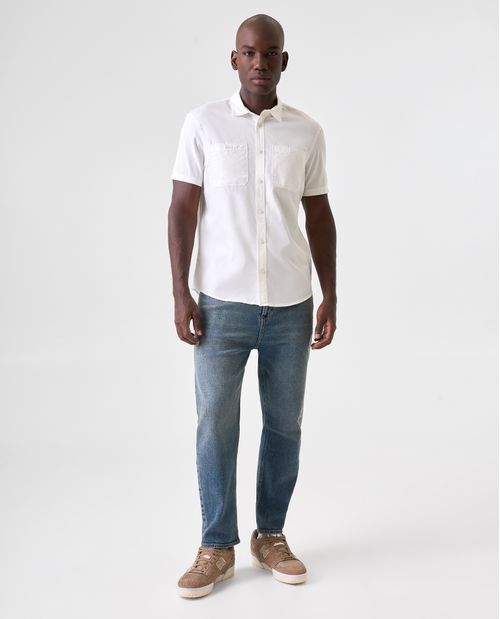 Camisa Slim con doble bolsillo para hombre