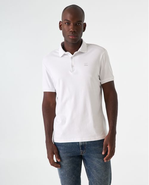 Polo Slim con estampado en punto corazón para hombre