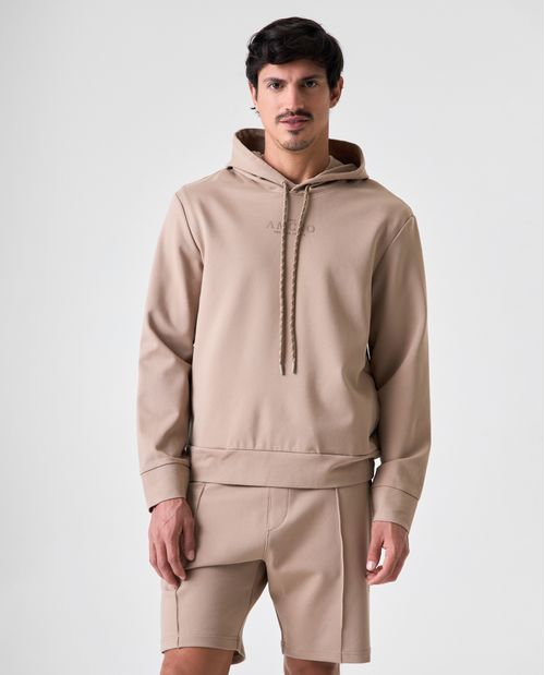 Buzo estampado con capucha para hombre