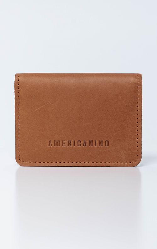 Tarjetero en cuero para hombre
