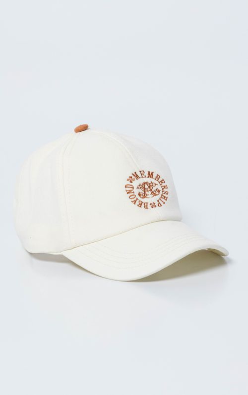 Gorra seis cascos con bordado para mujer