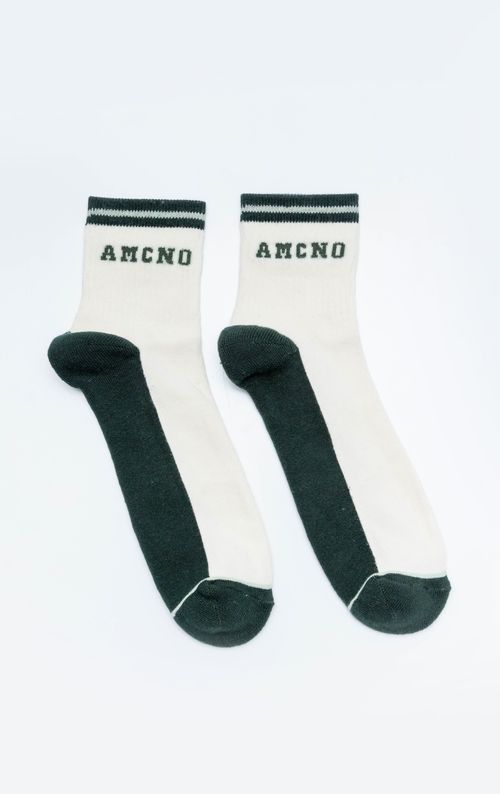 Medias con franja de color para hombre