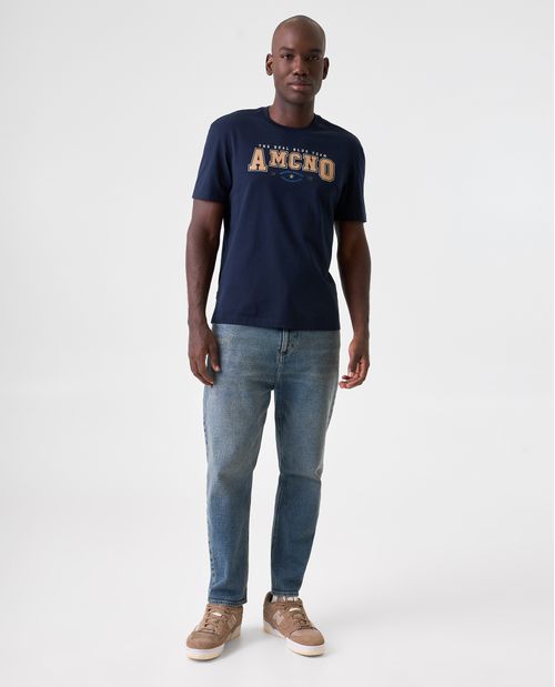 Camiseta Slim con estampado para hombre