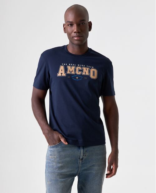 Camiseta Slim con estampado para hombre