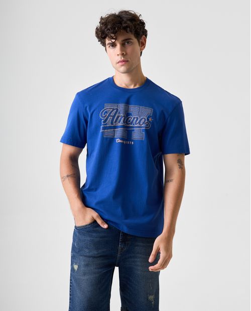 Camiseta Slim con estampado para hombre