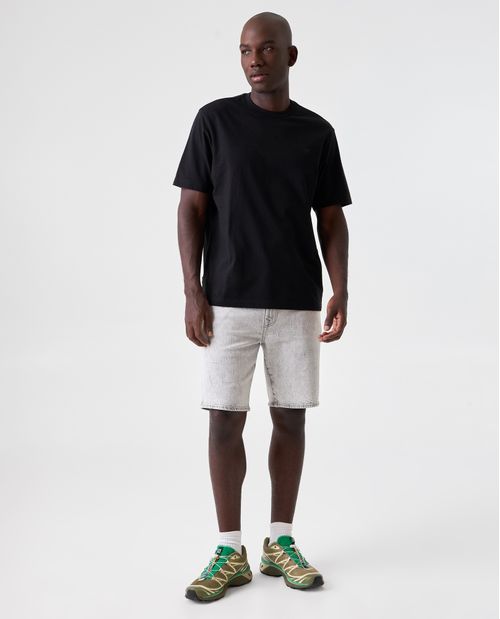 Camiseta básica con bordado localizado para hombre