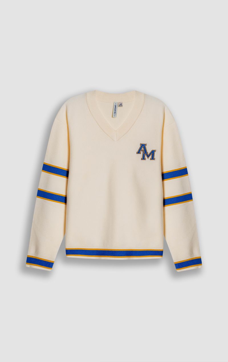 Buzo tejido en bloques de color para hombre Tienda Online