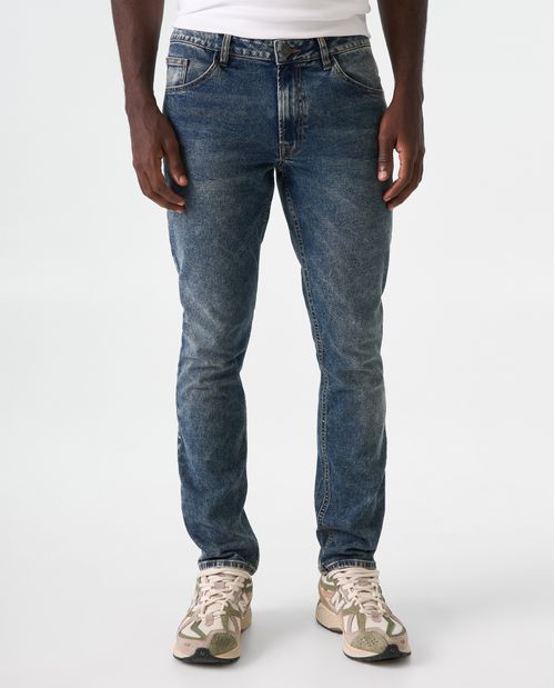Jean Slim tipo vintage para hombre