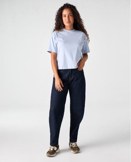 Camiseta con estampado localizado para mujer