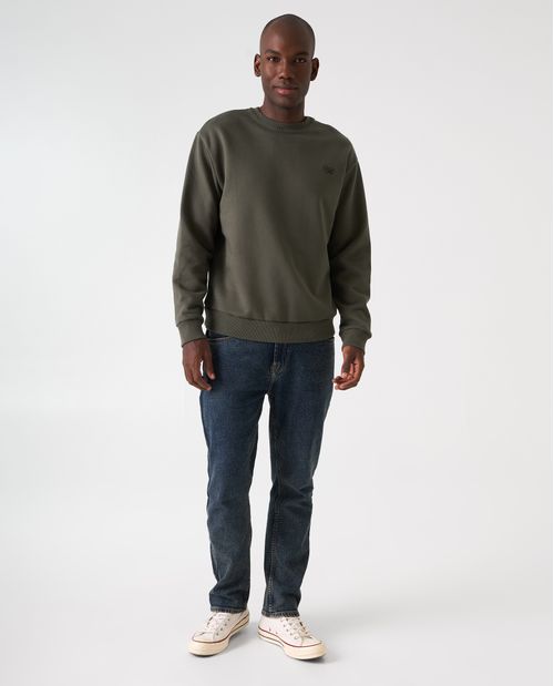 Buzo cerrado cuello redondo para hombre