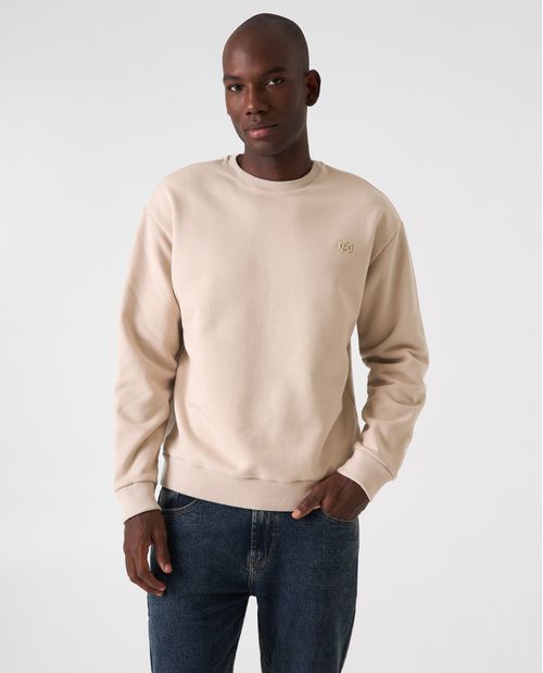 Buzo cerrado cuello redondo para hombre