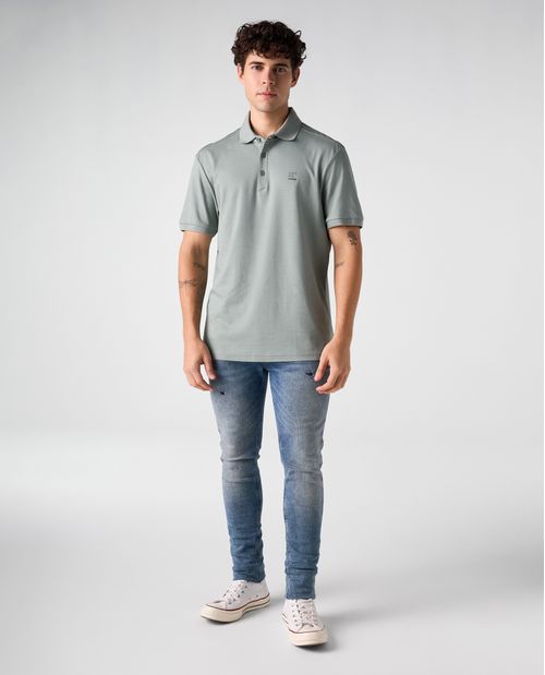 Jean Skinny básico tono claro para hombre