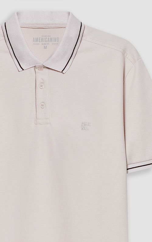 Polo Slim con bordado para hombre