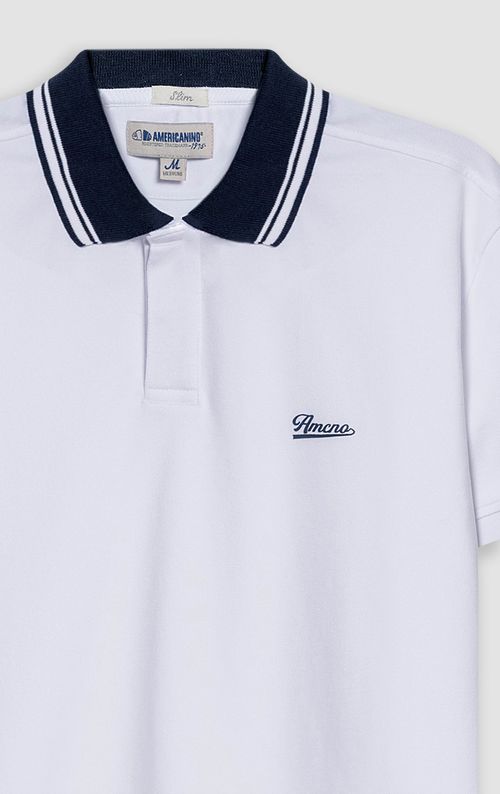 Polo Slim manga corta para hombre