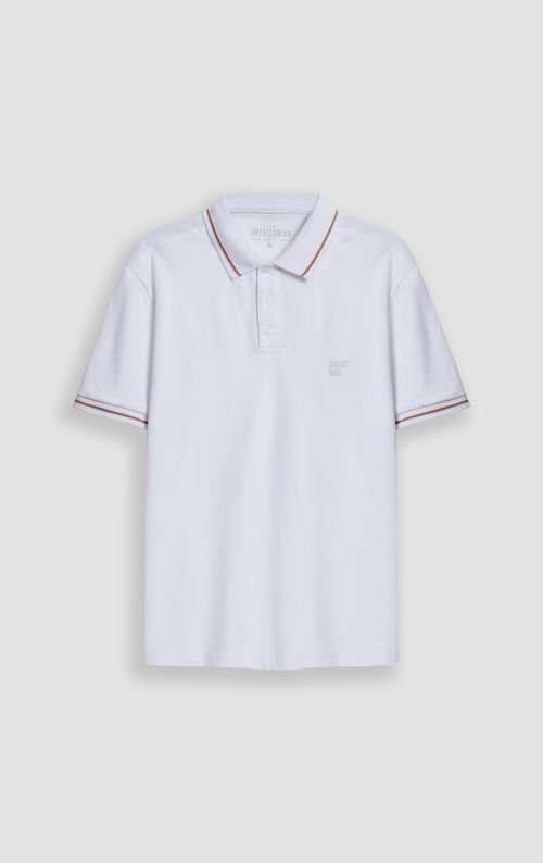 Polo Slim con bordado para hombre