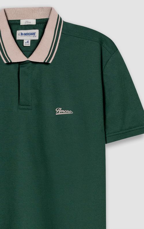 Polo Slim manga corta para hombre