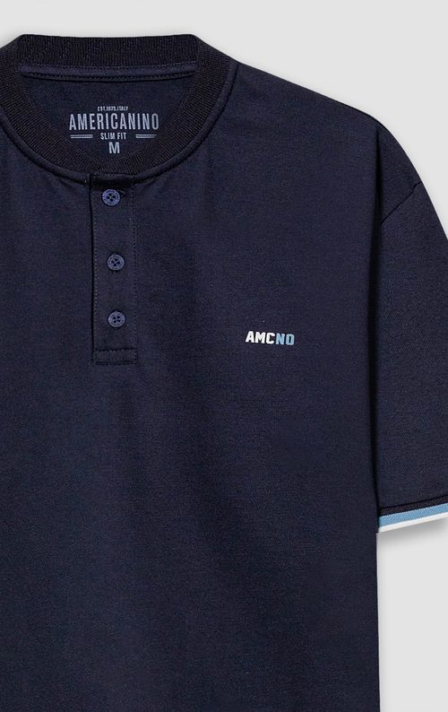 Polo Slim con bordado para hombre