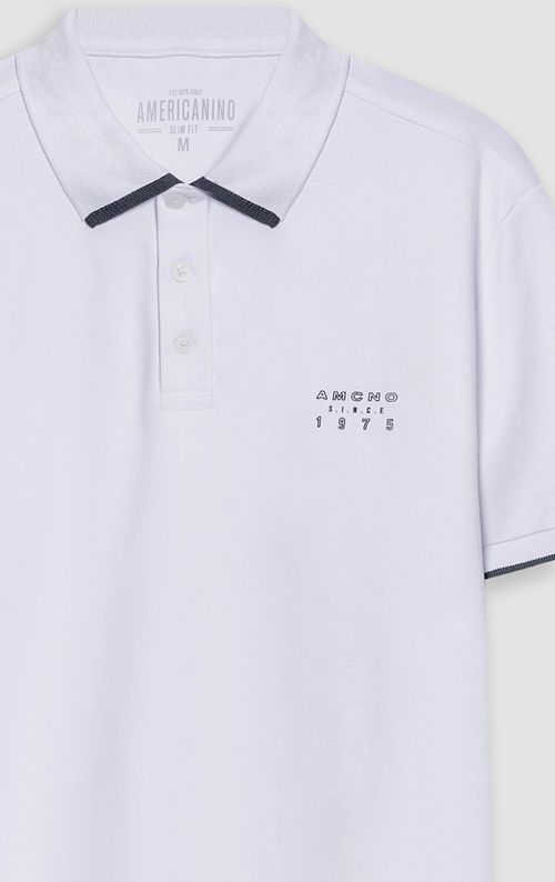 Polo Slim cuello neru para hombre
