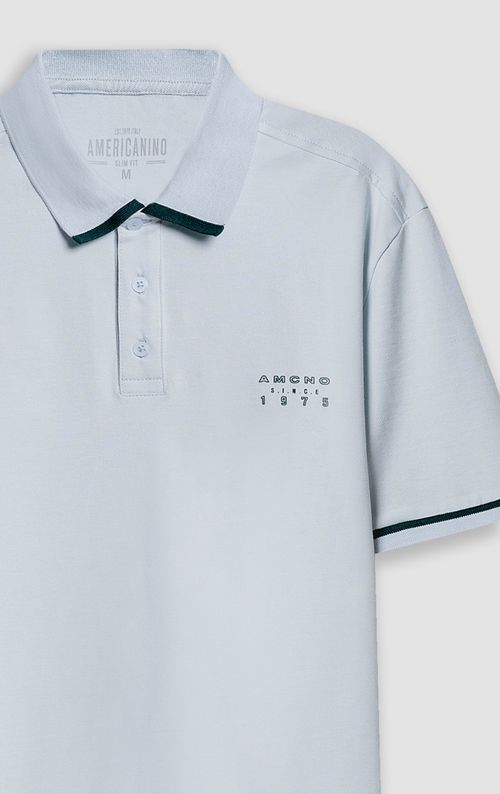 Polo Slim cuello neru para hombre
