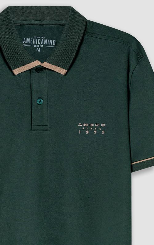 Polo Slim cuello neru para hombre