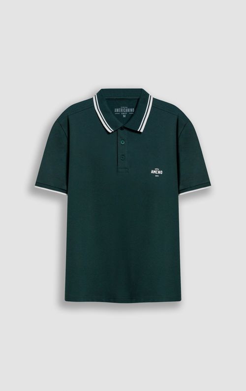 Polo Slim con bordado para hombre