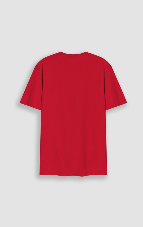 Camiseta cuello redondo estampada para hombre