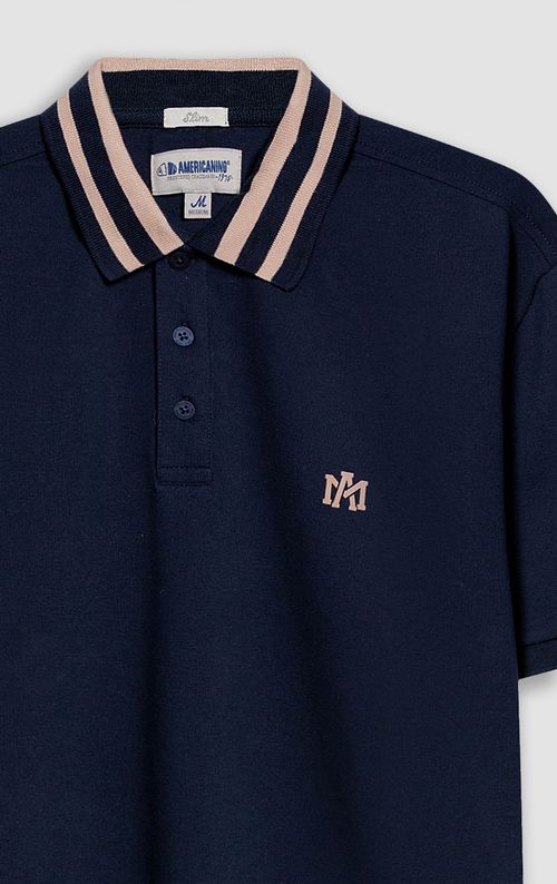 Polo Slim manga corta para hombre