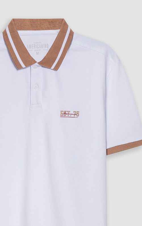 Polo Slim con bordado para hombre