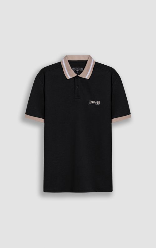 Polo Slim con bordado para hombre