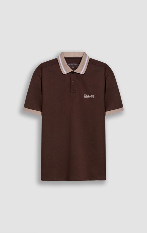 Polo Slim con bordado para hombre