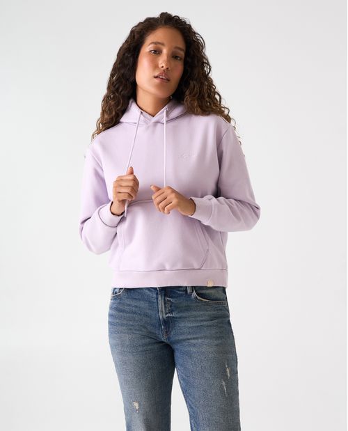 Buzo cerrado con capucha para mujer