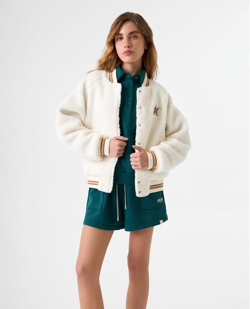 Chaqueta Bomber diseño ovejero para mujer