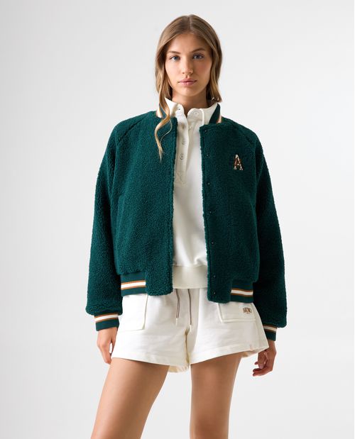 Chaqueta Bomber diseño ovejero para mujer