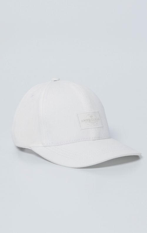 Gorra seis cascos con marquilla para hombre