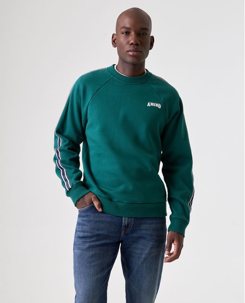 Buzo cerrado con diseño de bloque de color para hombre